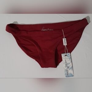 Lrankies Bikinis Maroon Bikini Bottom
